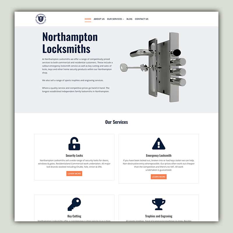 Locksmiths Web Design Project